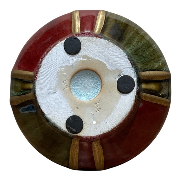 Vintage Hand Blown Art Glass Genie Vase - Picture 4 of 4